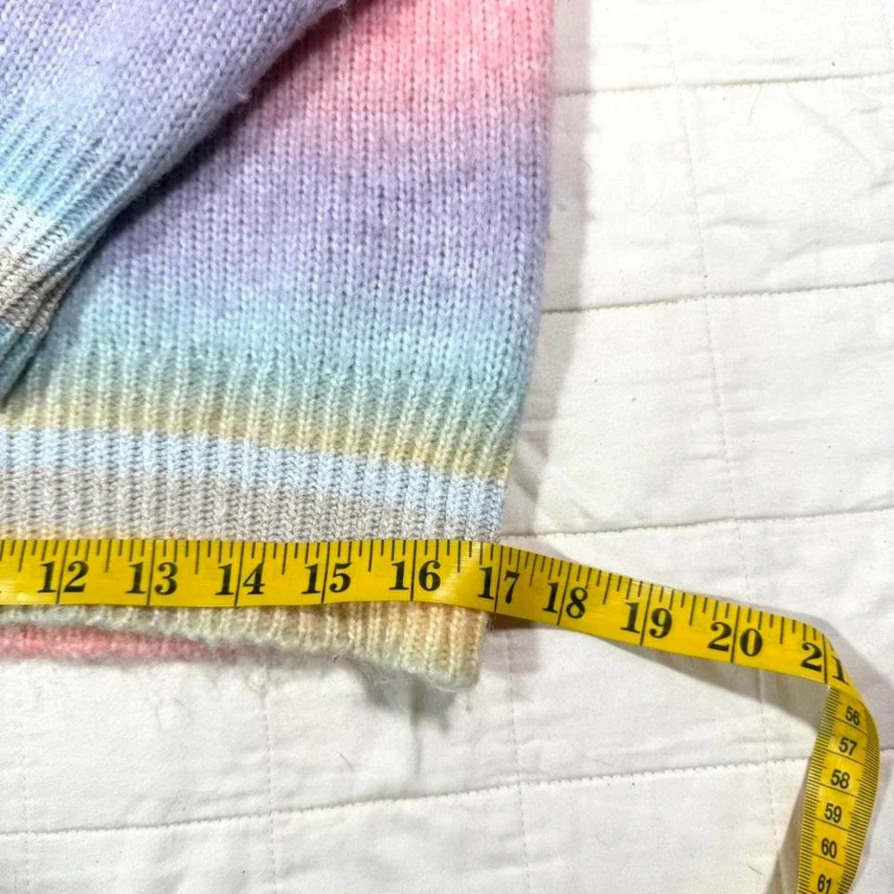 Charter Club Pastel Rainbow Ombre Sweater – Size L